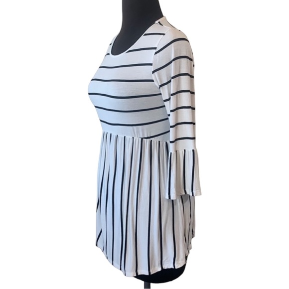 PINKBLUSH Striped Top / Bell Sleeve / Maternity! - Picture 4 of 7